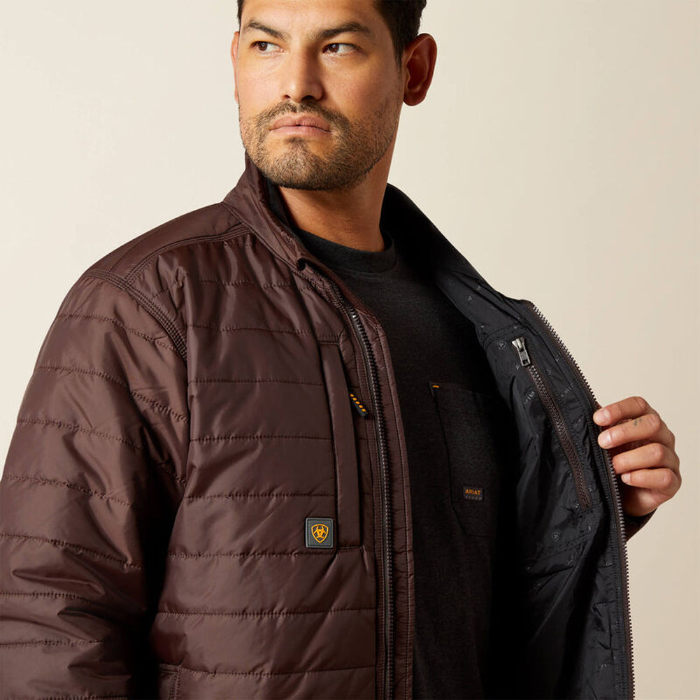 Rebar Cordura Ripstop Lightweight Insulated Jacket in Mole by Ariat