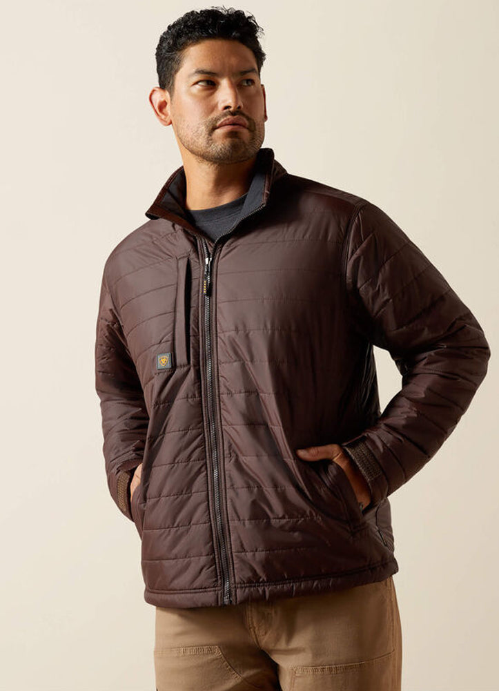Rebar Cordura Ripstop Lightweight Insulated Jacket in Mole by Ariat