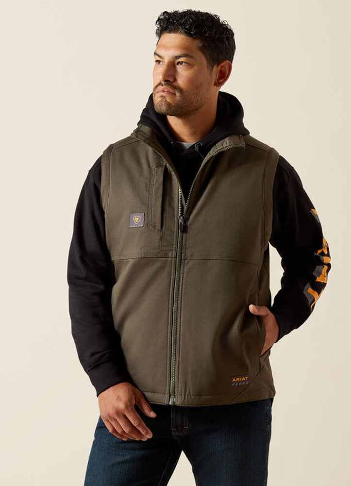 Rebar DuraCanvas Vest in Earth by Ariat