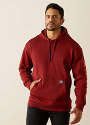 Rebar Graphic Hoodie in Russet Brown/Potters Clay by Ariat