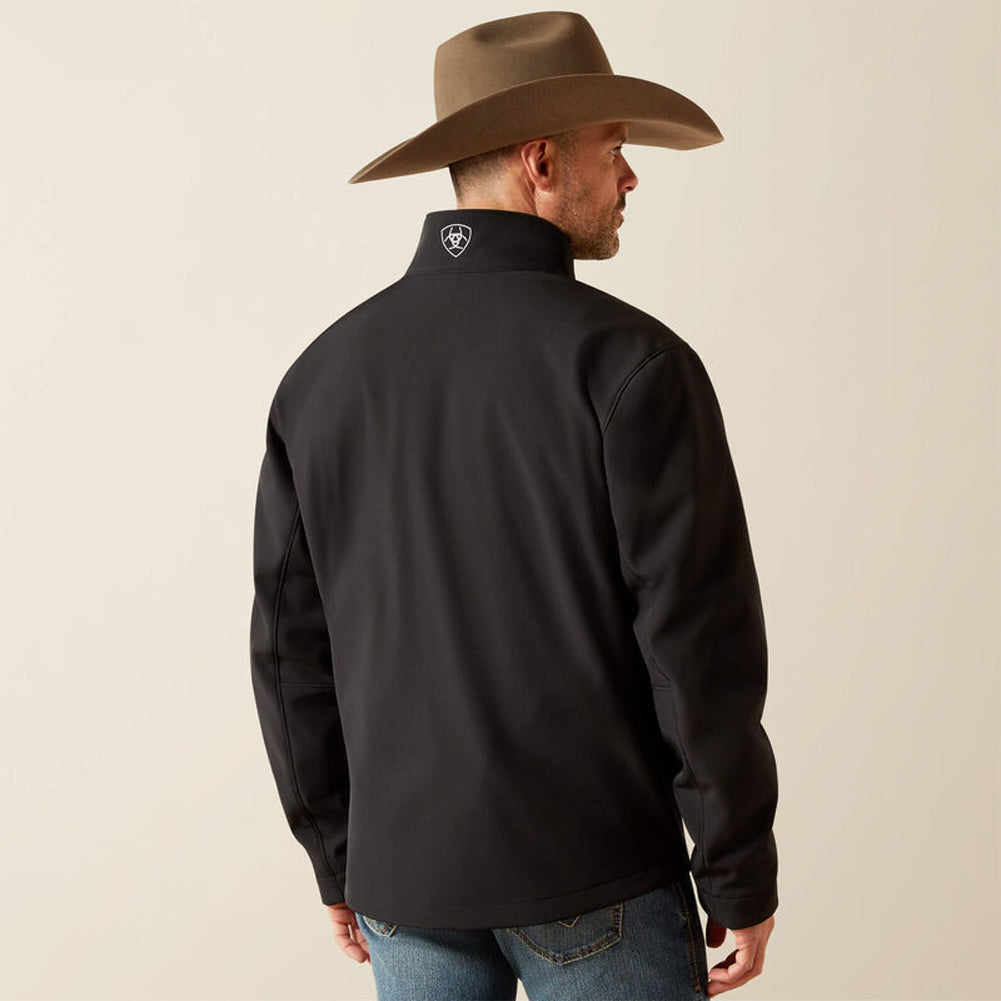 Logo Softshell Jacket in Black by Ariat