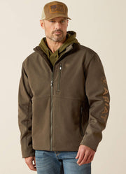 Logo Softshell Jacket in Earth Green Heather by Ariat