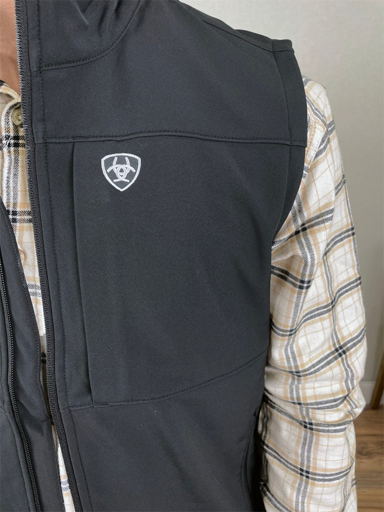 Vernon Softshell Vest in Black by Ariat