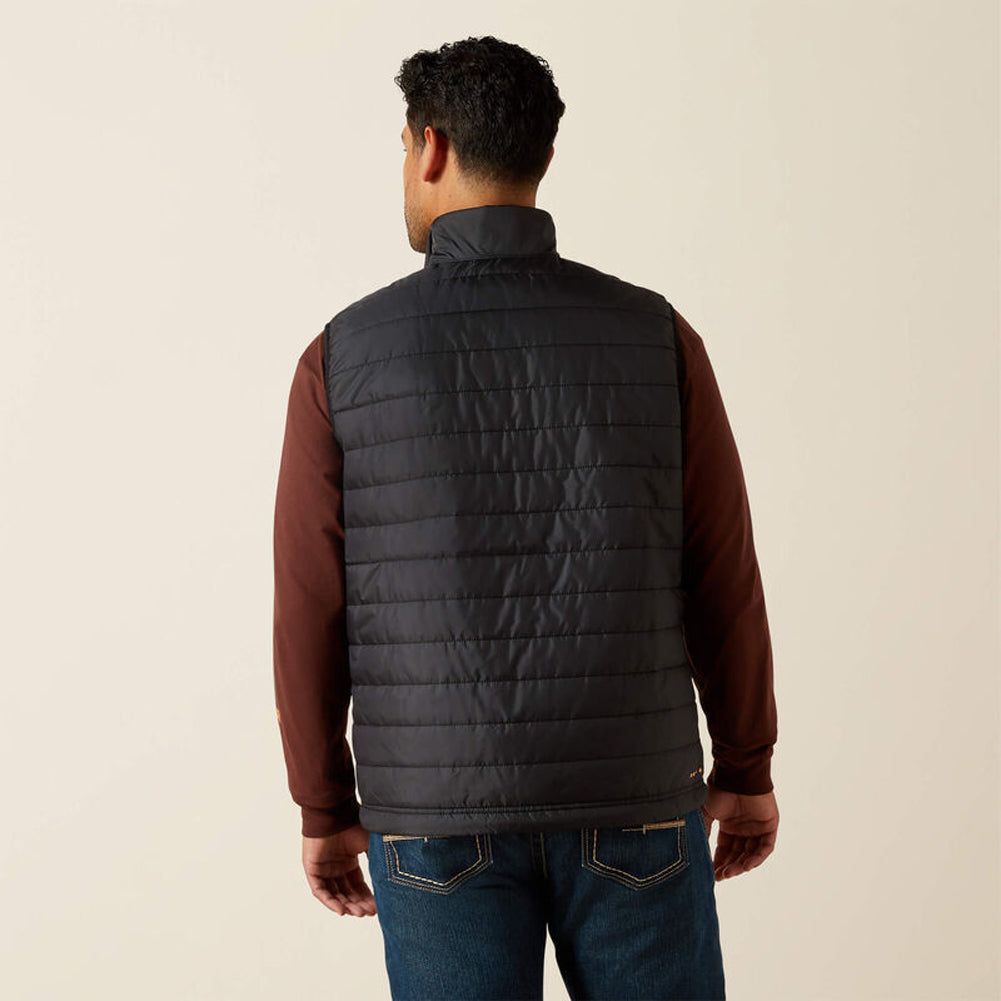 Rebar Cordura Ripstop Lightweight Insulated Vest in Black by Ariat