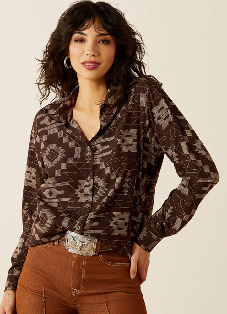 Homestyle LS in Southwest Cross Stitch by Ariat
