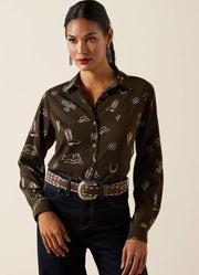 Homestyle LS in Layla Print by Ariat