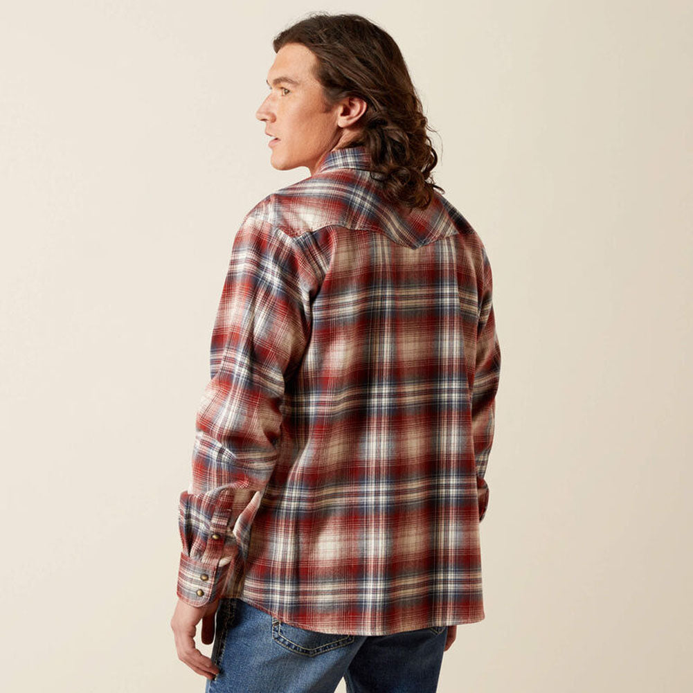 Harper Retro Snap LS in Rust by Ariat