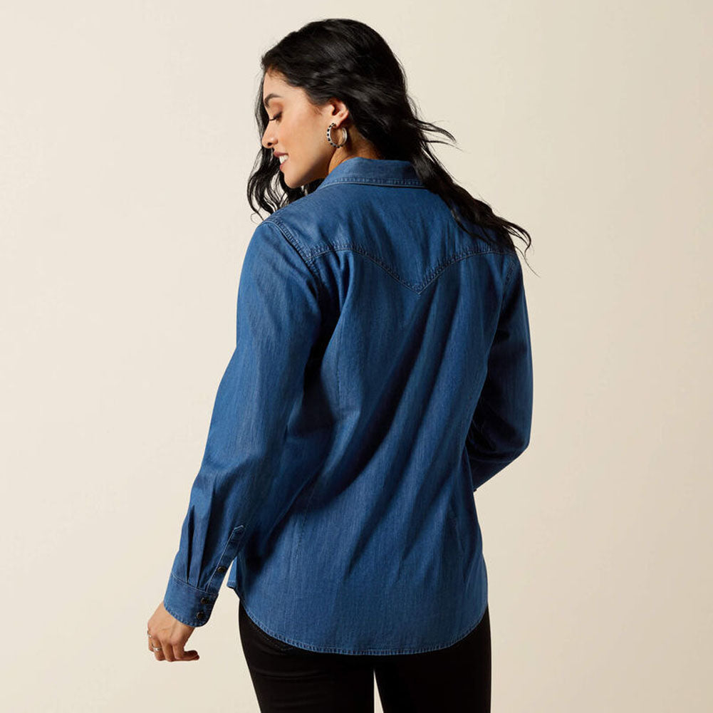 True Blue LS in Vintage Indigo by Ariat
