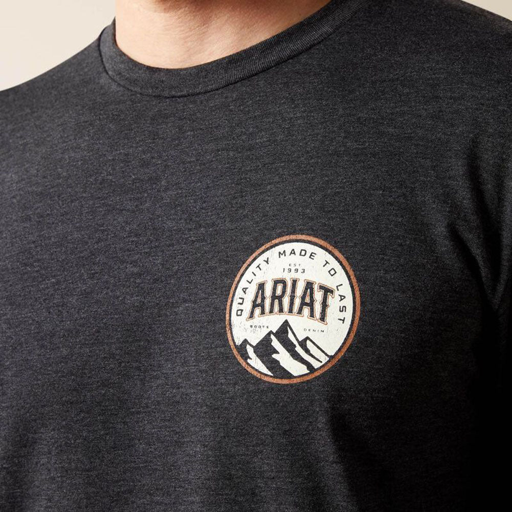 Ariat Circle A LS in Charcoal Heather