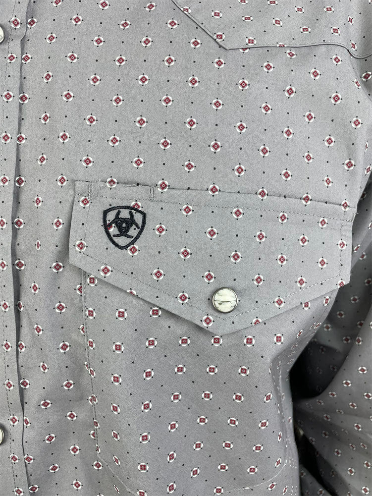 Fred Snap LS in Grey by Ariat