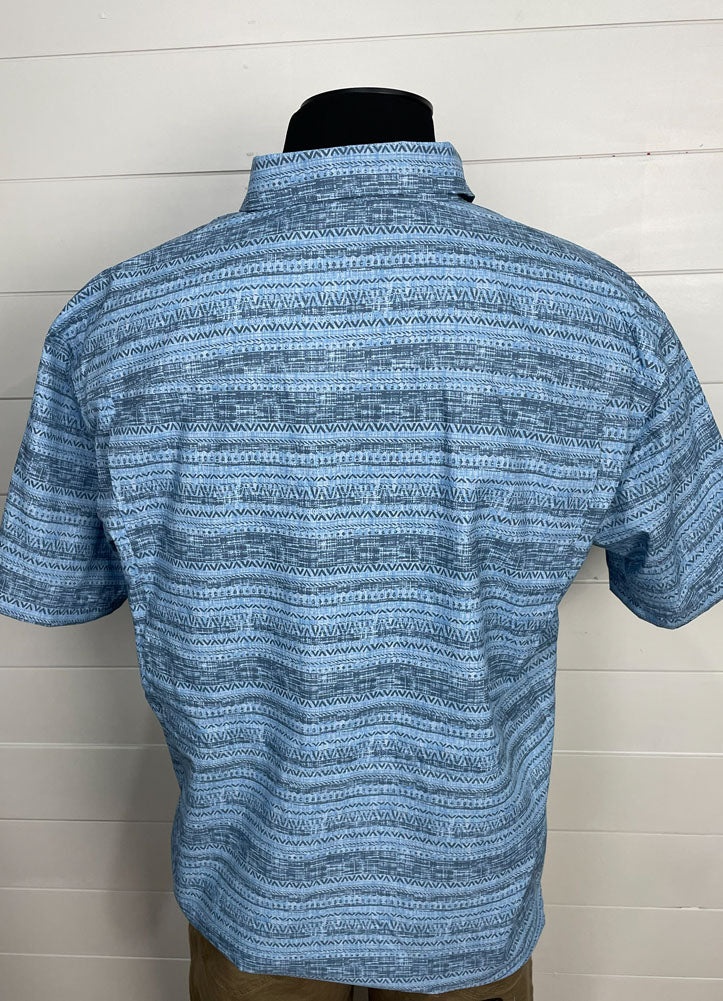 Printed VenTek Outbound SS in Blissful Blue by Ariat