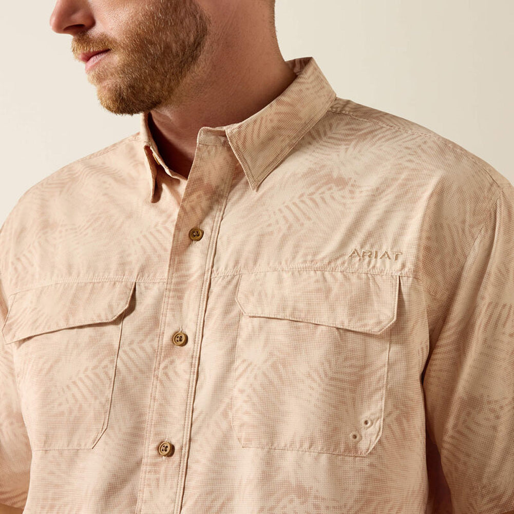 Printed Ventek Outbound SS in Crème Brulee Cream by Ariat