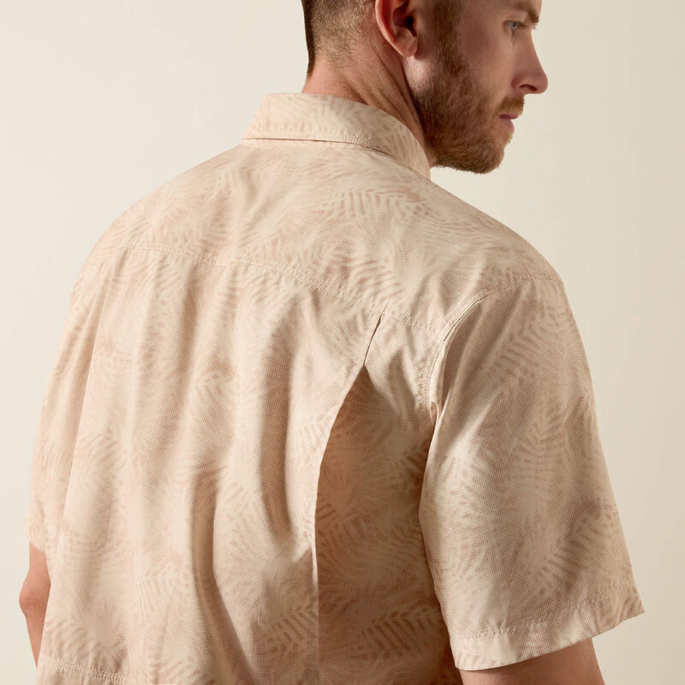 Printed Ventek Outbound SS in Crème Brulee Cream by Ariat