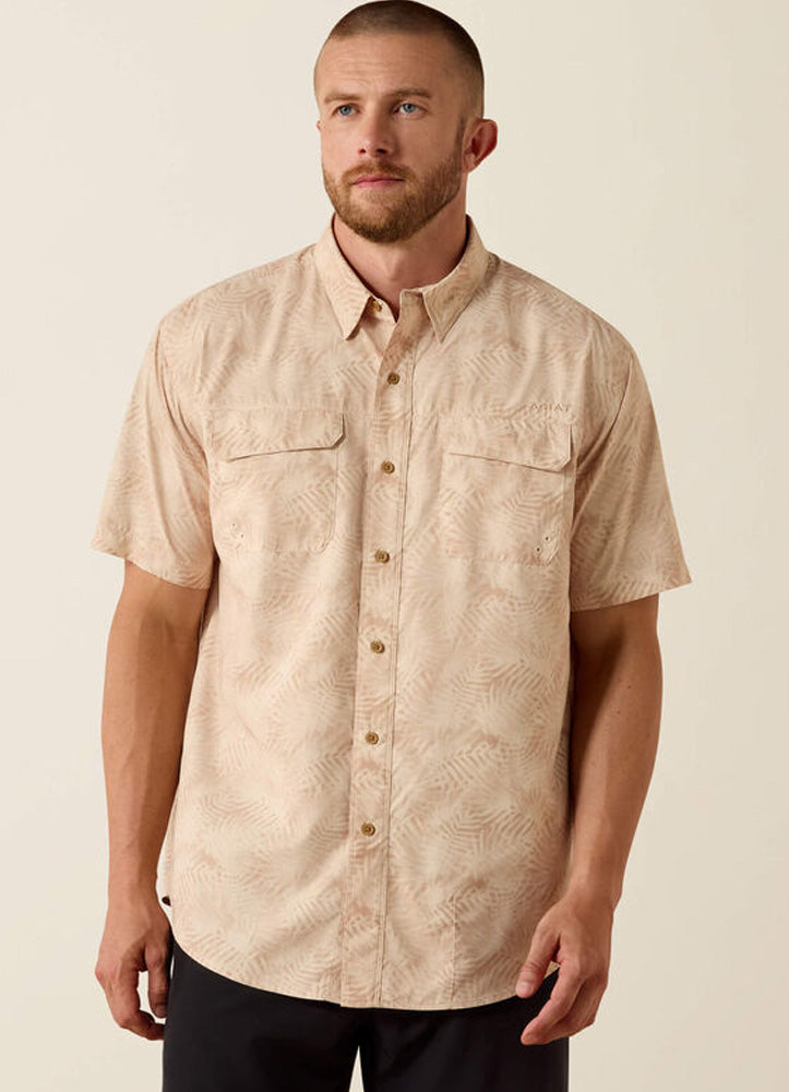 Printed Ventek Outbound SS in Crème Brulee Cream by Ariat