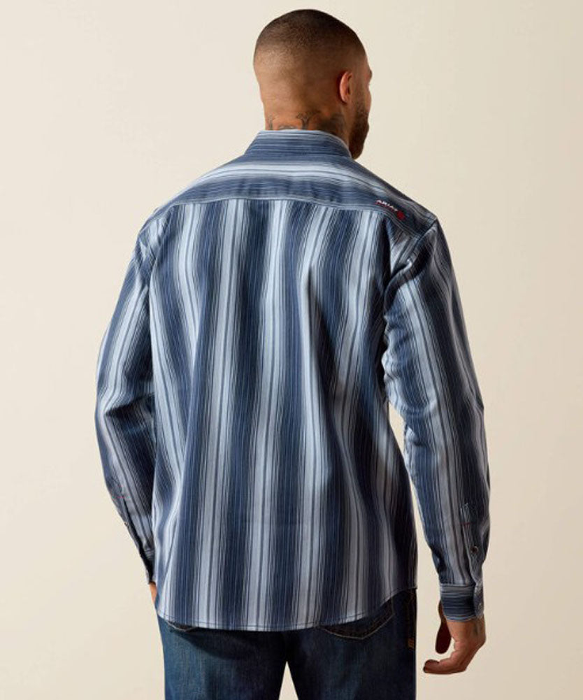FR Carlton LS Snap Work Shirt in Navy by Ariat