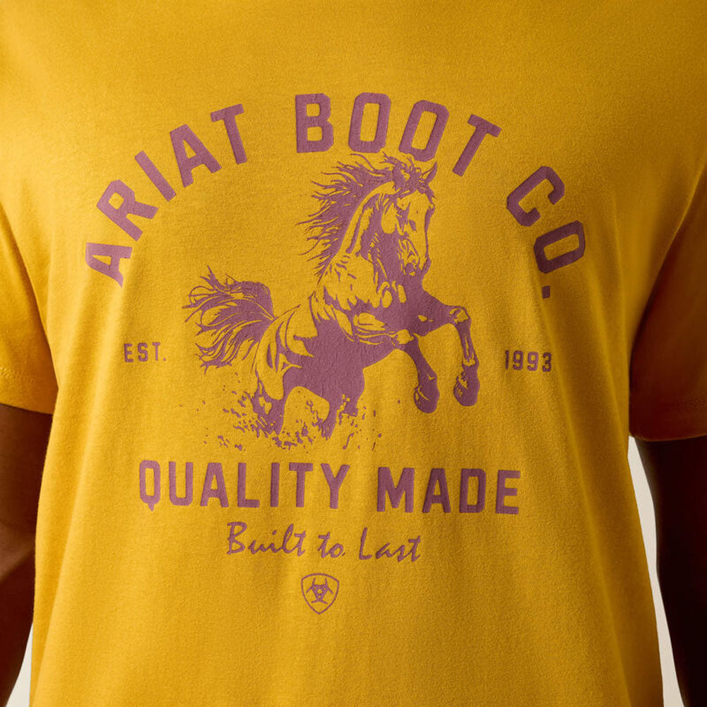 Ariat College Bronc SS in Chai Tea by Ariat