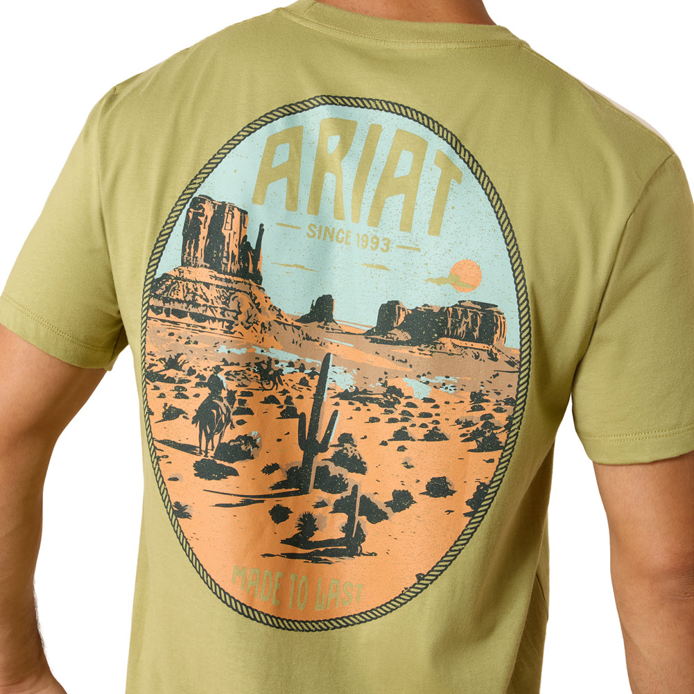 Horse Without Name SS in Tent Green by Ariat