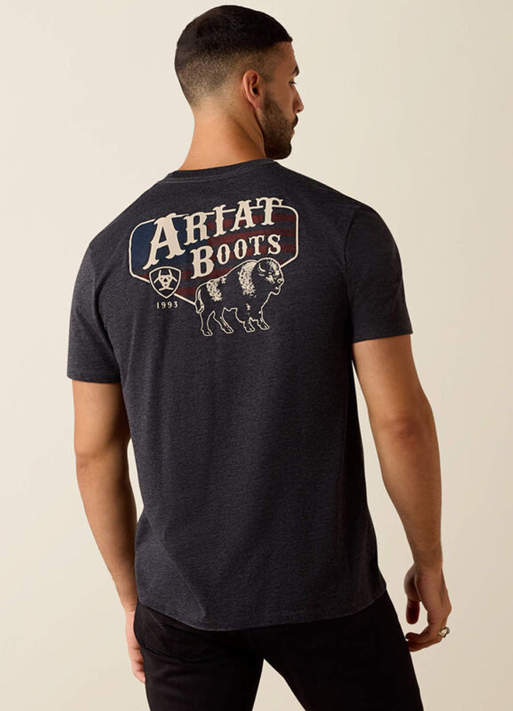 Ariat American Bison SS in Charcoal Heather by Ariat