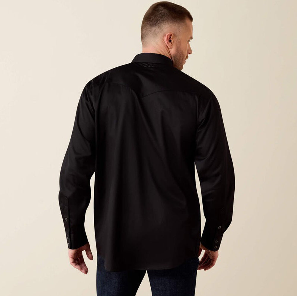 Standard Twill LS Snap in Black by Ariat