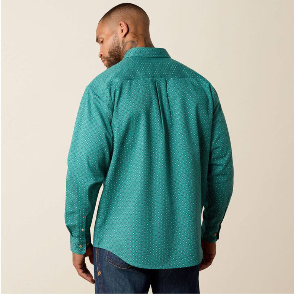 FR Aaron LS Work Shirt in Teal by Ariat