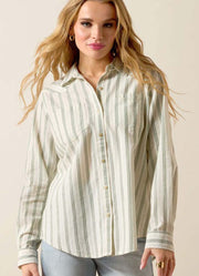 Billie Jean LS in Sea Stripe by Ariat