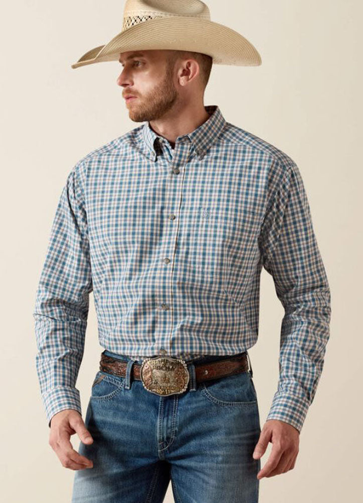 Pro Truitt LS in Deep Dive Plaid by Ariat