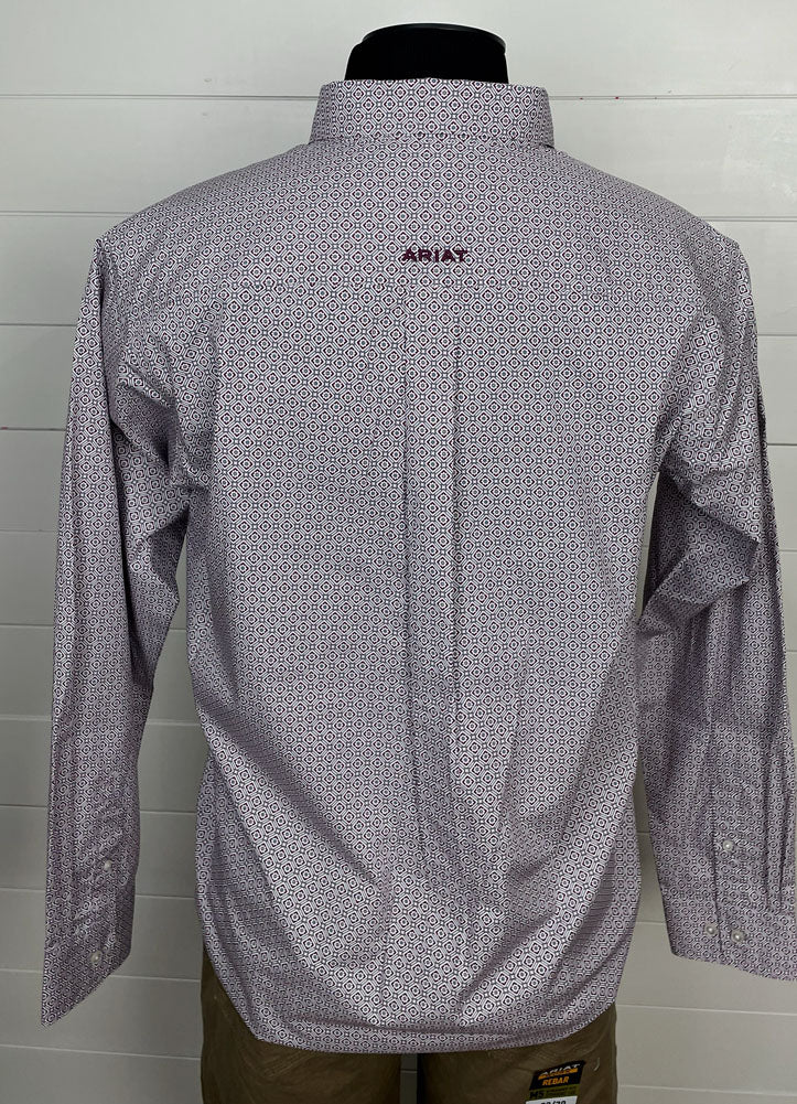 Philly LS in Elixir Blue Geo Print by Ariat