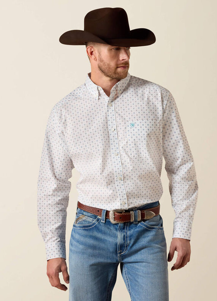 Casual Southwest Geo LS in White by Ariat