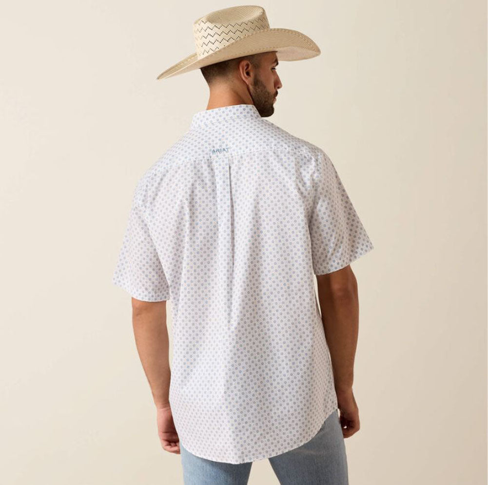 Tenzin SS in White Medallion Print by Ariat