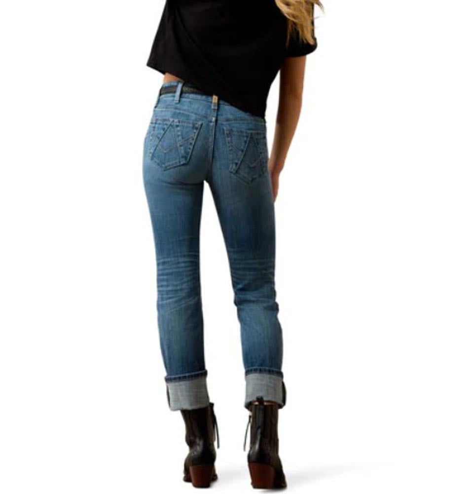 Perfect Rise Silvie Straight Crop Jeans in Glenwood by Ariat