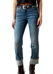 Perfect Rise Silvie Straight Crop Jeans in Glenwood by Ariat