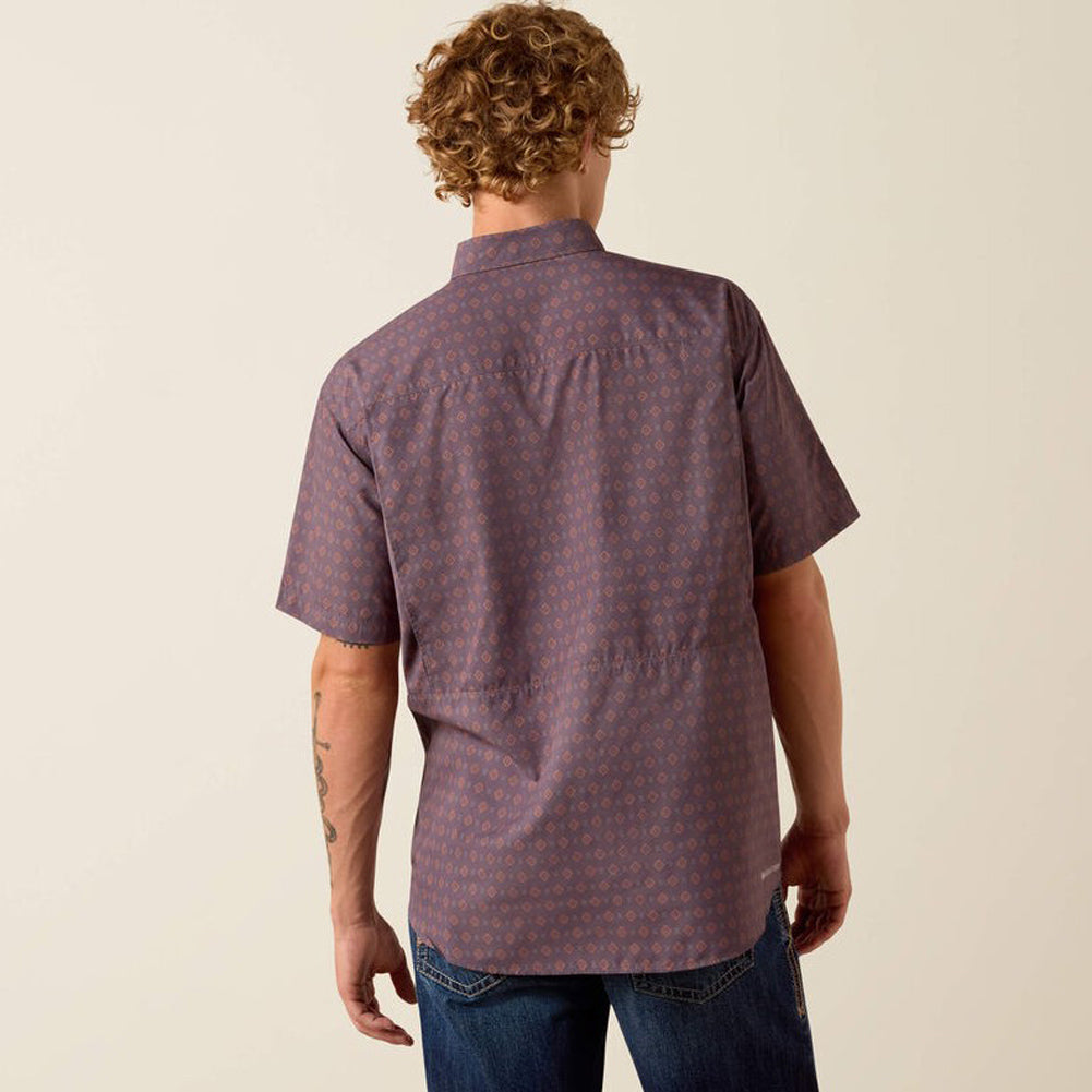 Printed VenTek Outbound SS in Black by Ariat