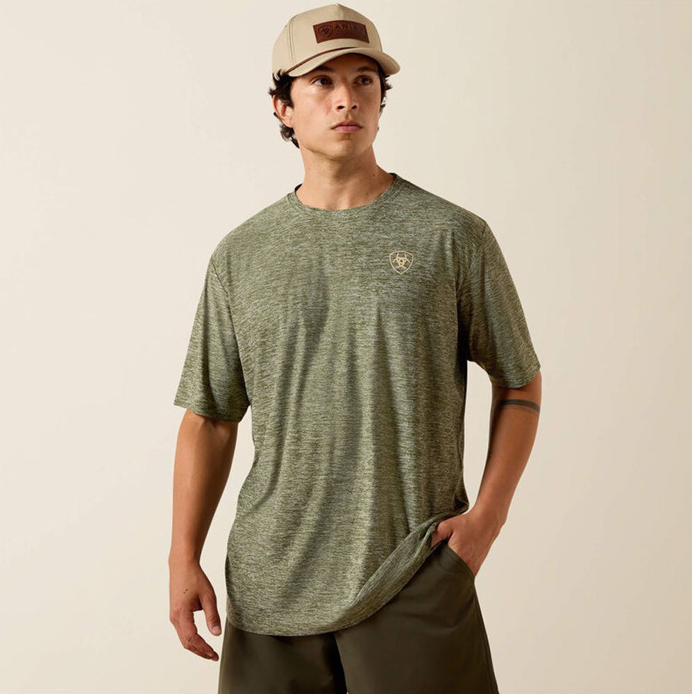 Longskull Freedom SS in Dark Olive by Ariat
