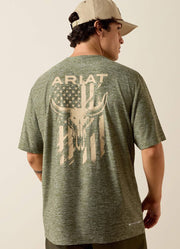 Longskull Freedom SS in Dark Olive by Ariat