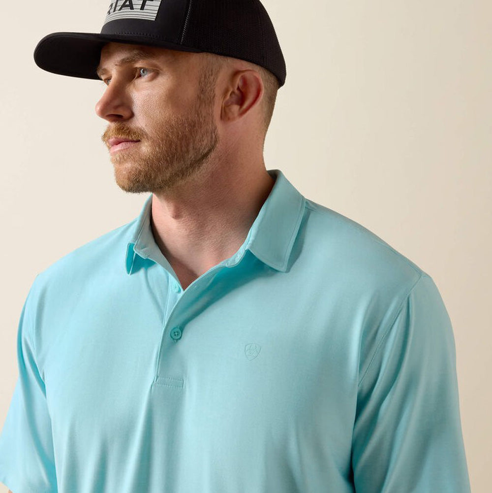 Charger 2.0 SS Polo in Angel Blue by Ariat