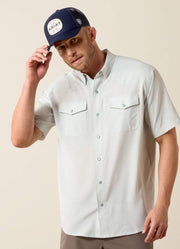 Western VenTek SS Snap Shirt in Aqua Heather by Ariat
