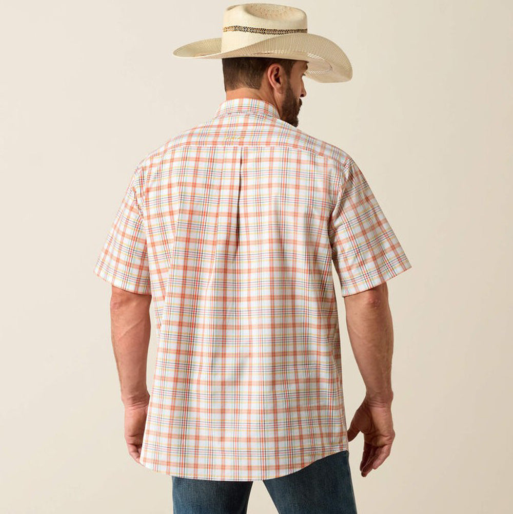 Pro Nico LS in White Multi Plaid by Ariat