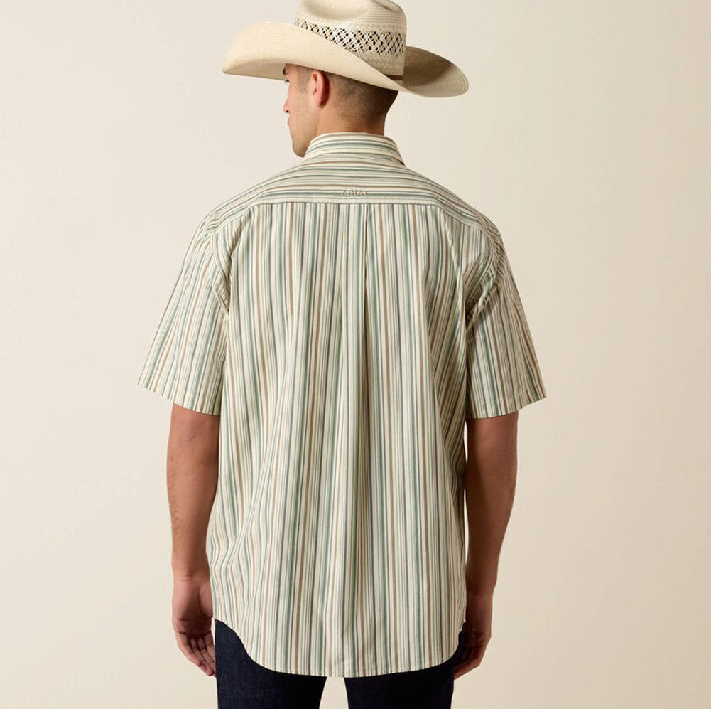Pro Stevie LS in White Multi Stripe by Ariat