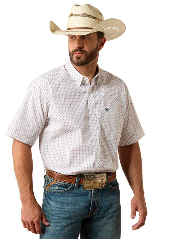 Noam LS in White Multi Geo by Ariat