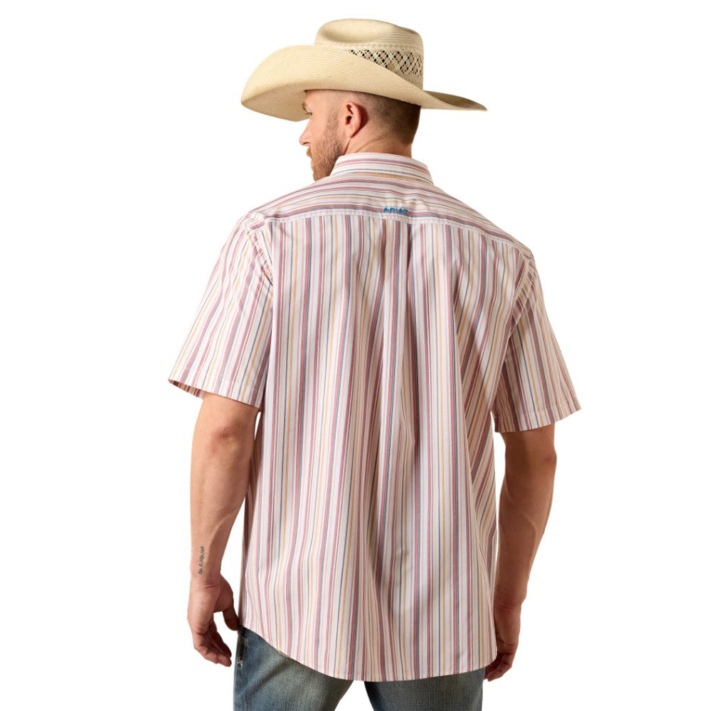 Pro Neil SS in Key Largo Blue Stripe by Ariat