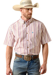 Pro Neil SS in Key Largo Blue Stripe by Ariat