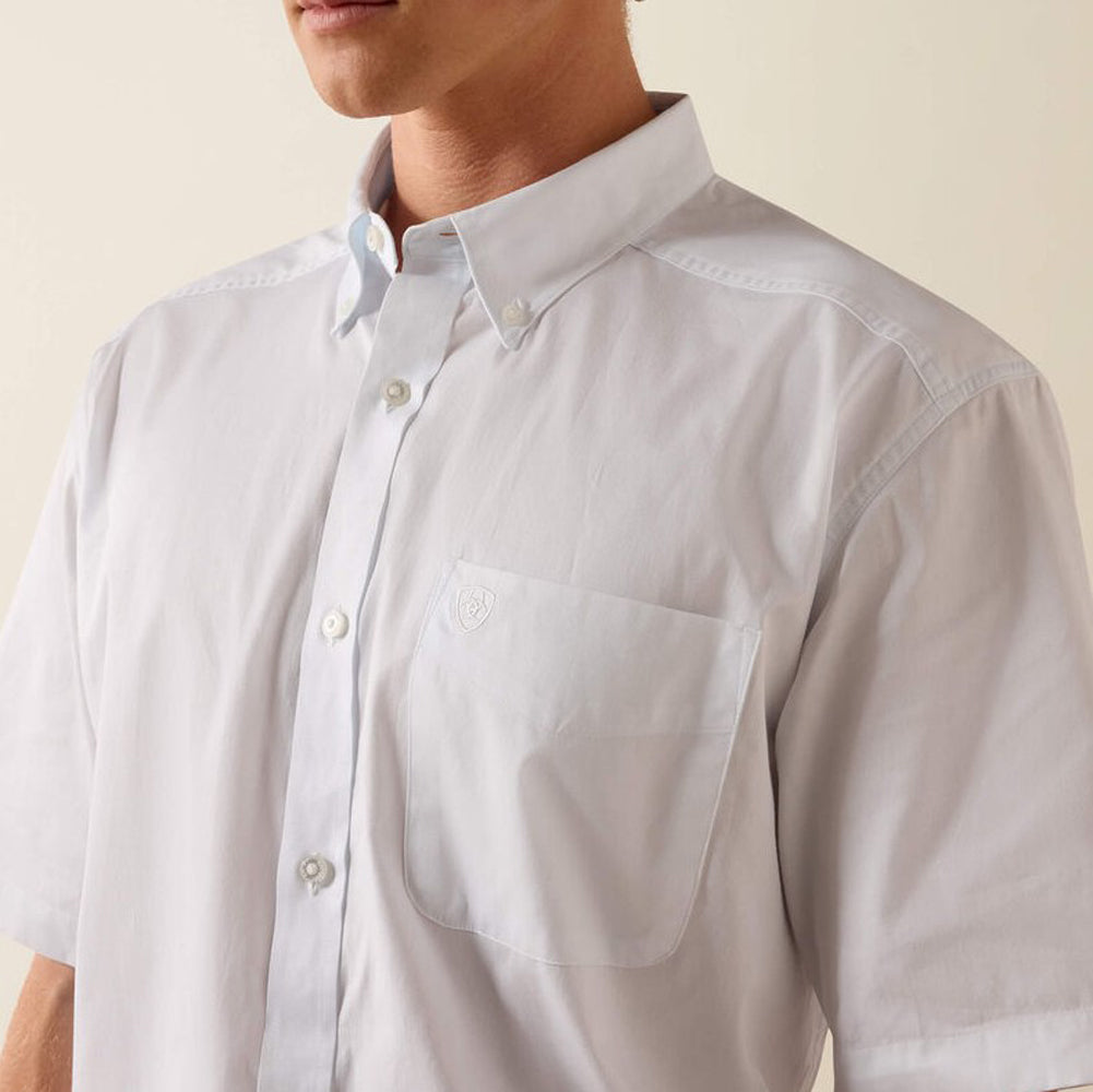 Lightweight Twill SS in White by Ariat