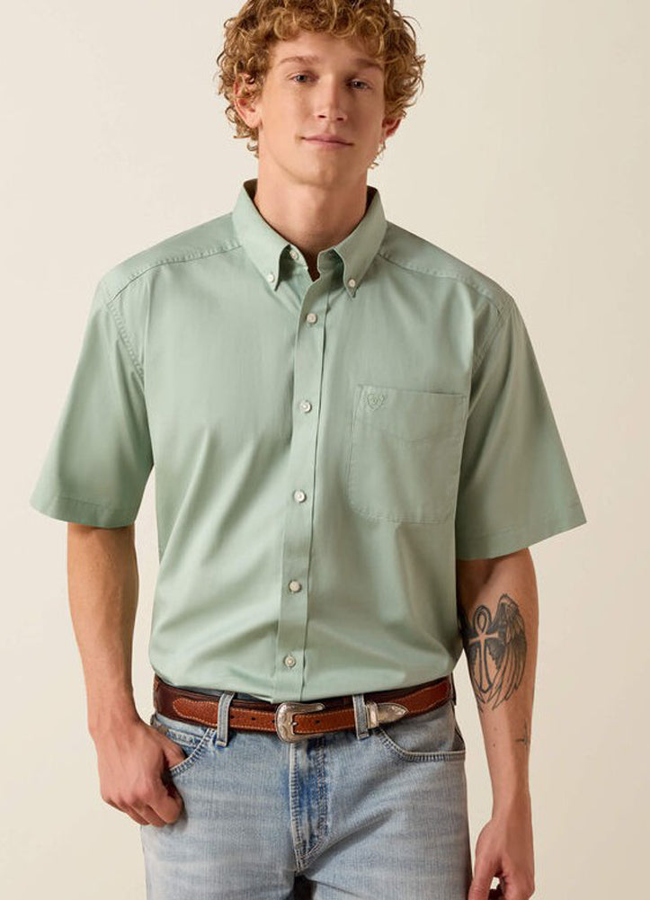 Lightweight Twill SS in Silt Green by Ariat