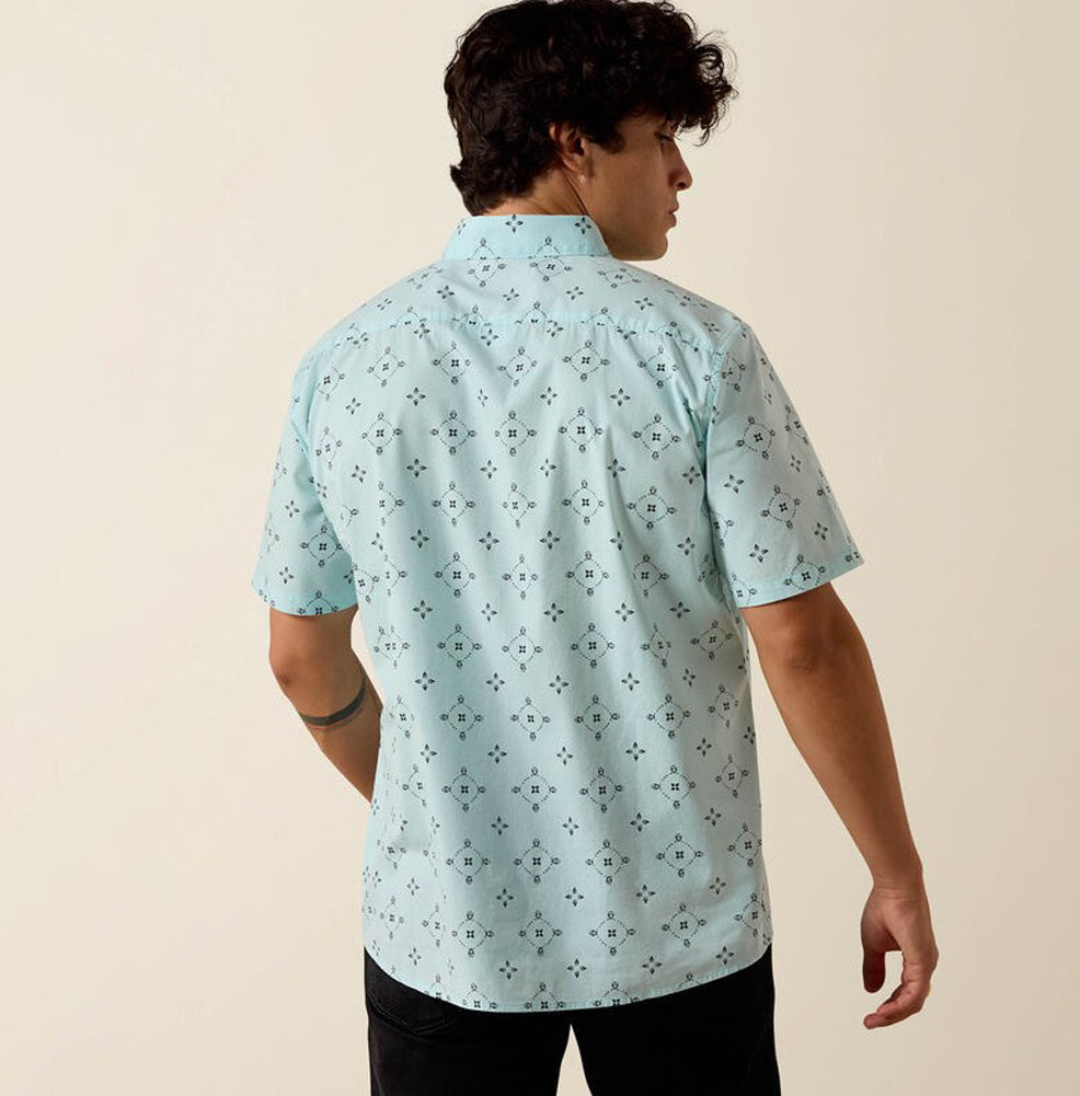 Marlow Modern SS in Blue Glow Large Medallion by Ariat