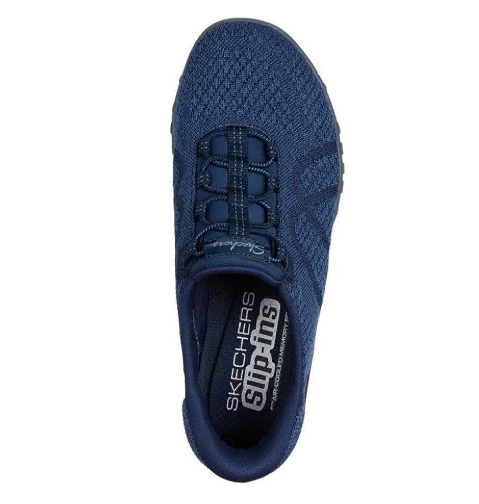 Breathe Easy Knitty Waves in Navy by Skechers