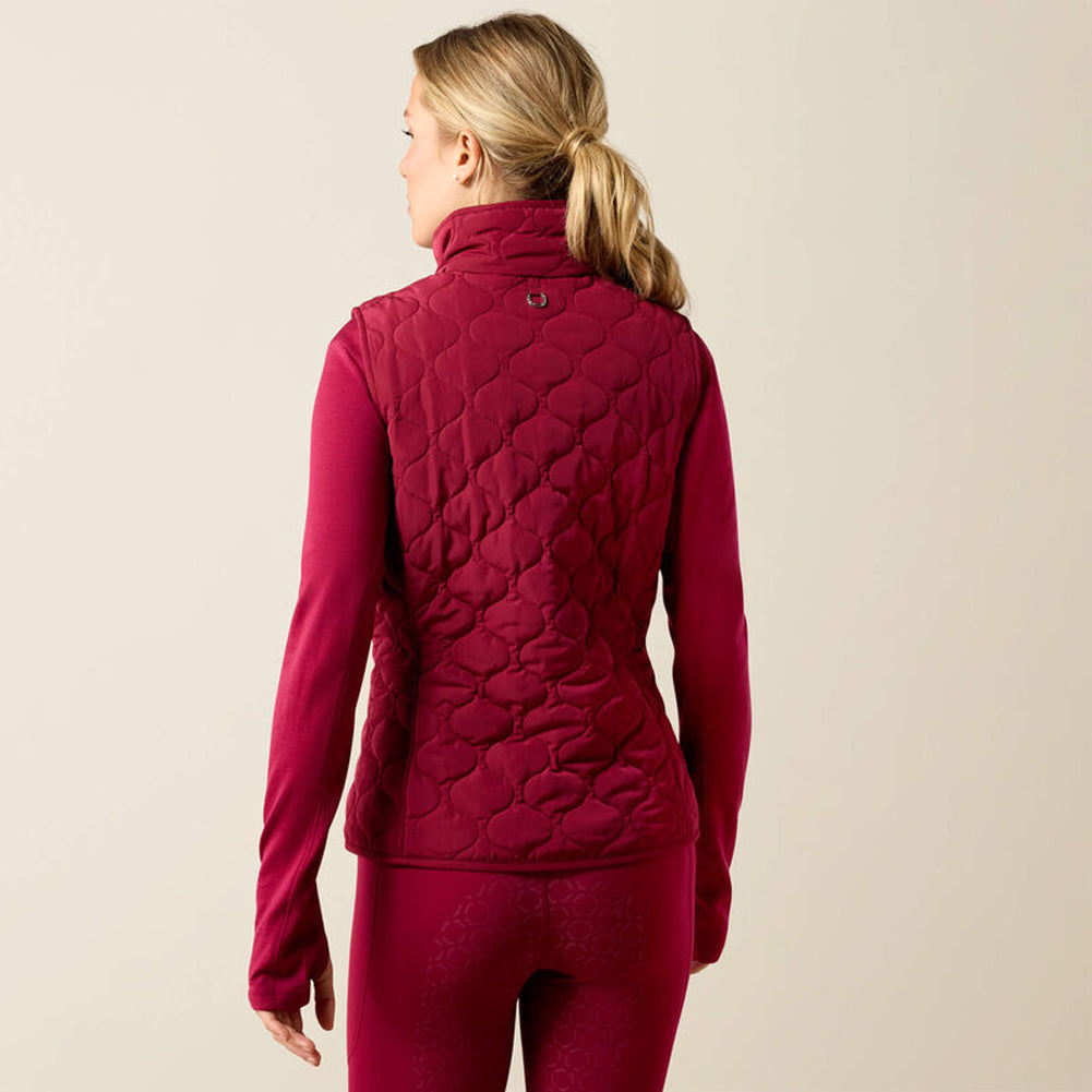 Ashley 2.0 Insulated Vest in Beet Red by Ariat International