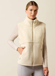 Women Laviolette Full Zip Vest Almond Milk by Ariat