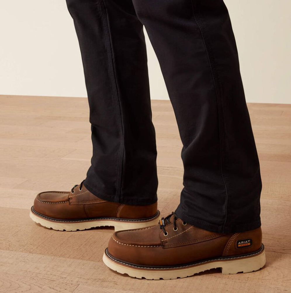 Rebar M5 Made Tough DuraStretch Straight Jeans in Black by Ariat