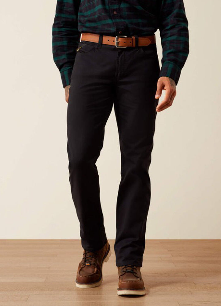 Rebar M5 Made Tough DuraStretch Straight Jeans in Black by Ariat