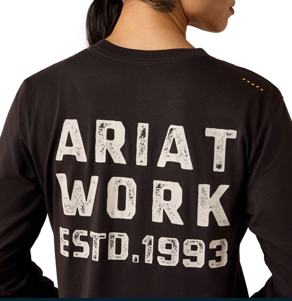 Rebar Workman Est 1993 LS in Espresso by Ariat